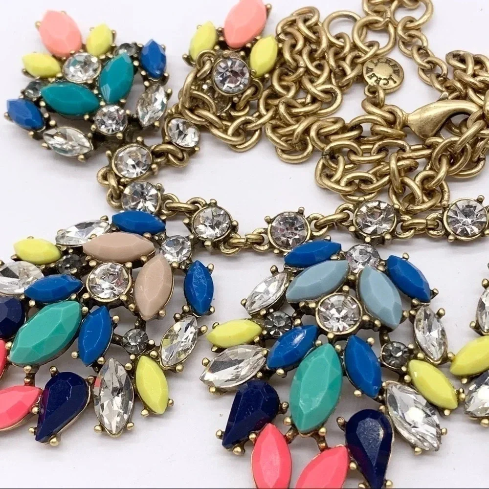 J. Crew Colorfully Jeweled Necklace